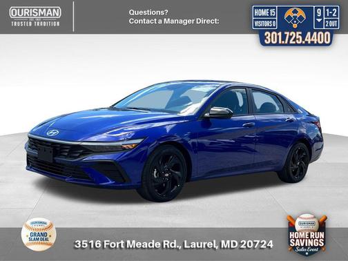 Intense Blue 2026 Hyundai ELANTRA Sport