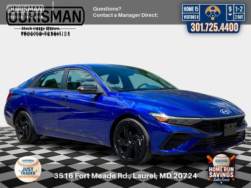 Intense Blue 2026 Hyundai ELANTRA Sport