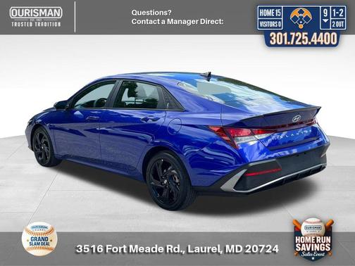 Intense Blue 2026 Hyundai ELANTRA Sport
