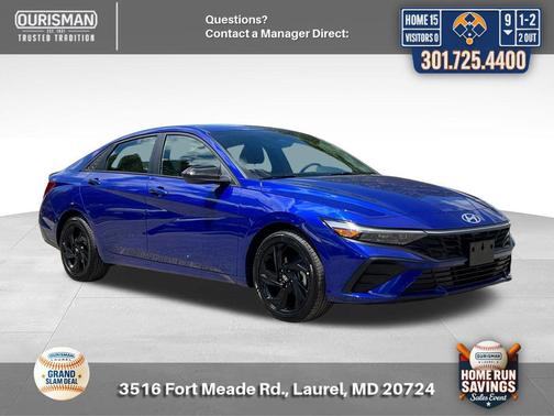 Intense Blue 2026 Hyundai ELANTRA Sport