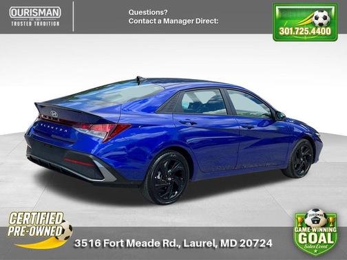 Intense Blue 2026 Hyundai ELANTRA Sport