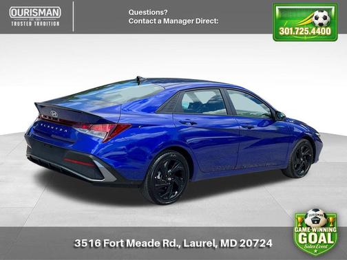 Intense Blue 2026 Hyundai ELANTRA Sport