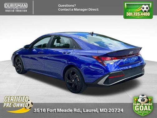 Intense Blue 2026 Hyundai ELANTRA Sport