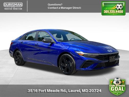 Intense Blue 2026 Hyundai ELANTRA Sport