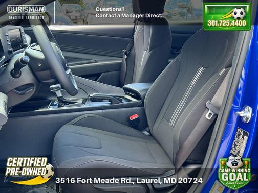 Intense Blue 2026 Hyundai ELANTRA Sport