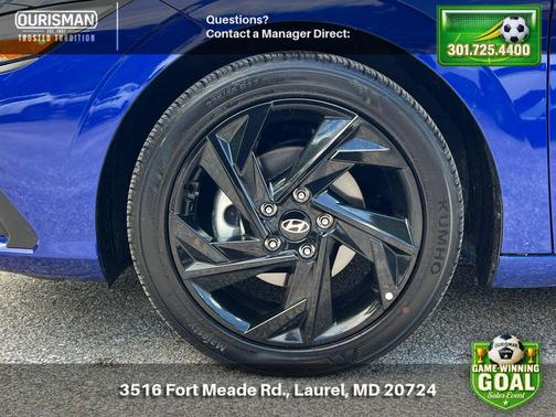 Intense Blue 2026 Hyundai ELANTRA Sport