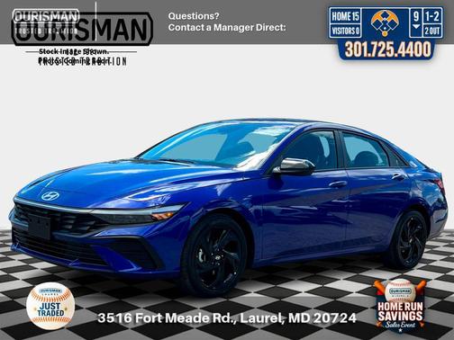 Intense Blue 2026 Hyundai ELANTRA Sport