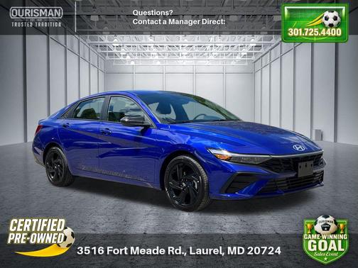 Intense Blue 2026 Hyundai ELANTRA Sport