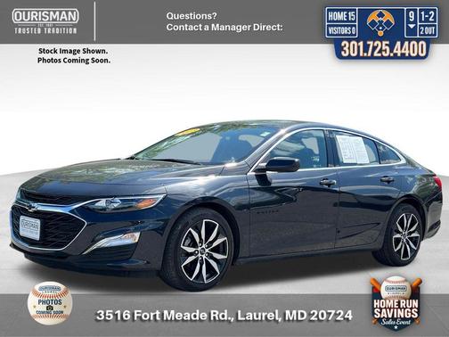 Dark Ash Metallic 2023 Chevrolet Malibu FWD RS