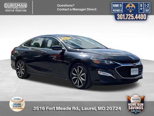 Dark Ash Metallic 2023 Chevrolet Malibu FWD RS