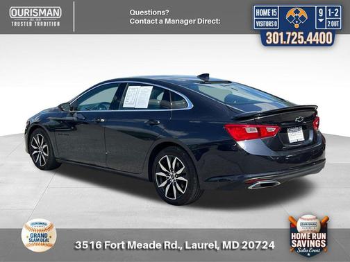 Dark Ash Metallic 2023 Chevrolet Malibu FWD RS
