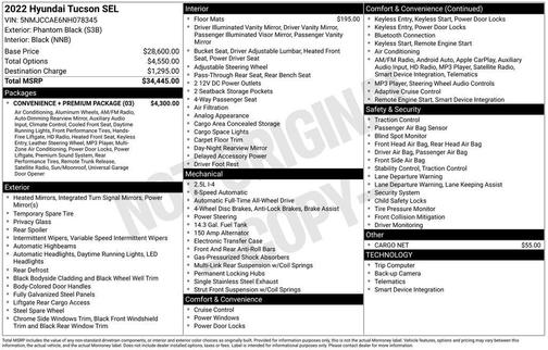 2022 Hyundai TUCSON SEL