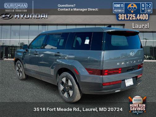 Gray 2026 Hyundai SANTA FE SE