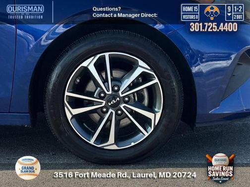 Deep Sea Blue 2023 Kia Forte LXS
