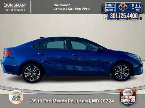 Deep Sea Blue 2023 Kia Forte LXS