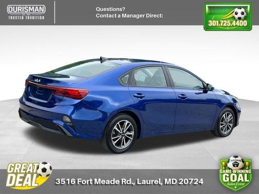Deep Sea Blue 2023 Kia Forte LXS
