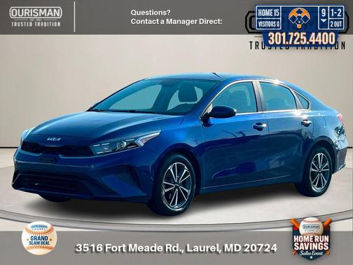 Deep Sea Blue 2023 Kia Forte LXS