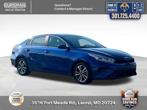 Deep Sea Blue 2023 Kia Forte LXS
