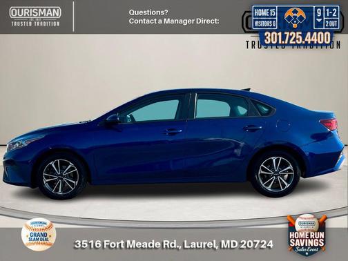 Deep Sea Blue 2023 Kia Forte LXS