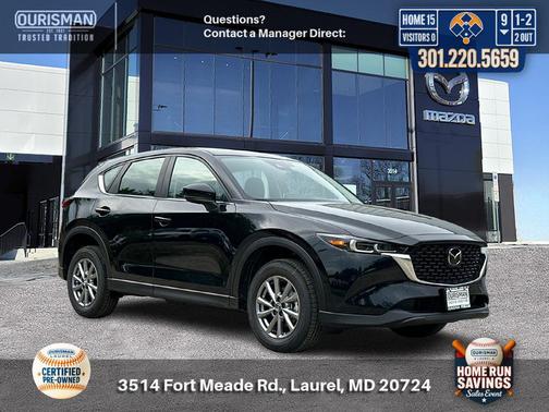 Jet Black Mica 2025 Mazda CX-5 2.5 S