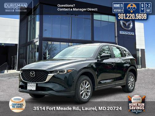 Jet Black Mica 2025 Mazda CX-5 2.5 S