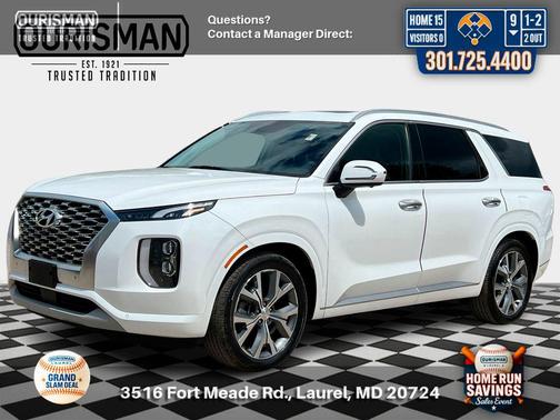 Hyper White 2022 Hyundai PALISADE Limited