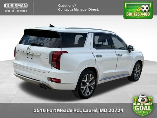 Hyper White 2022 Hyundai PALISADE Limited