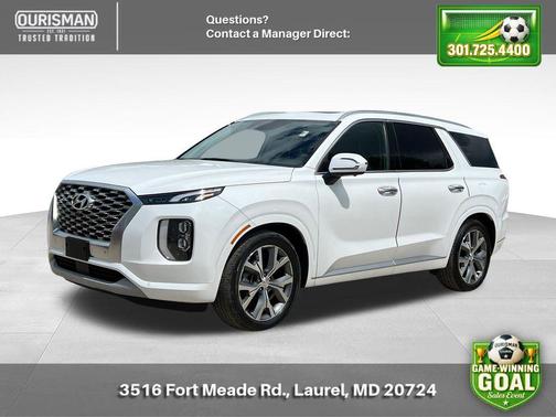 Hyper White 2022 Hyundai PALISADE Limited