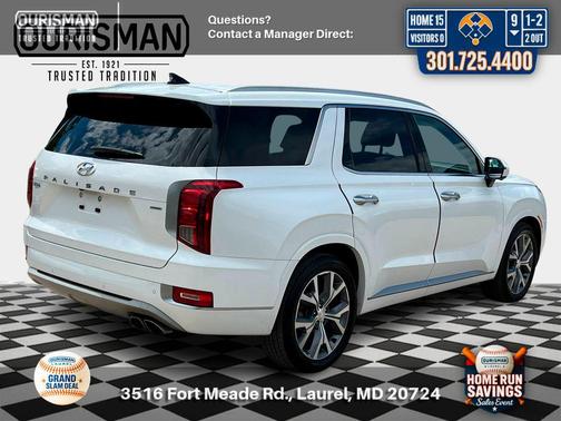 Hyper White 2022 Hyundai PALISADE Limited