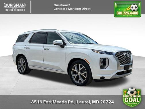 Hyper White 2022 Hyundai PALISADE Limited