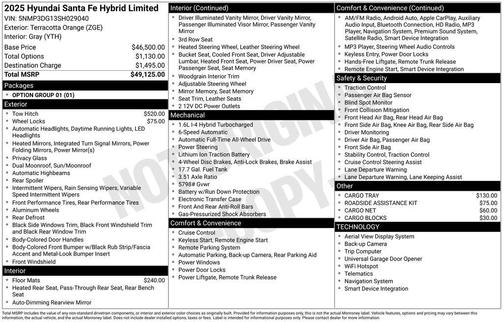 2025 Hyundai SANTA FE Limited