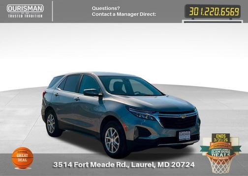 Sterling Gray Metallic 2023 Chevrolet Equinox 1LT