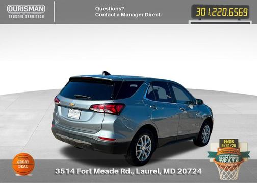Sterling Gray Metallic 2023 Chevrolet Equinox 1LT