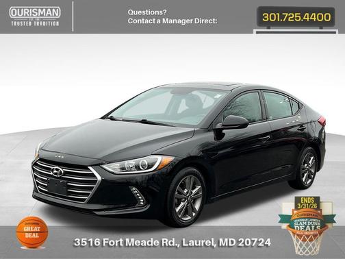 2018 Hyundai ELANTRA Value Edition