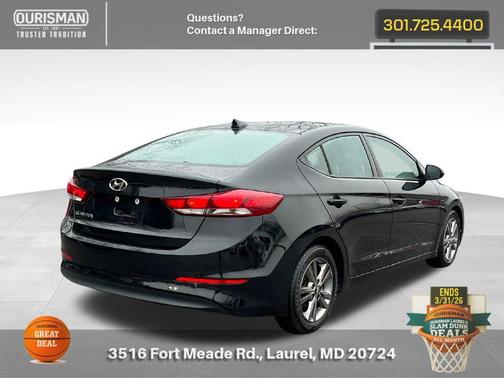 2018 Hyundai ELANTRA Value Edition