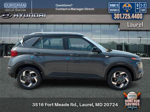 Ecotronic Gray w/Black Roof 2026 Hyundai VENUE SEL w/Two-Tone Roof