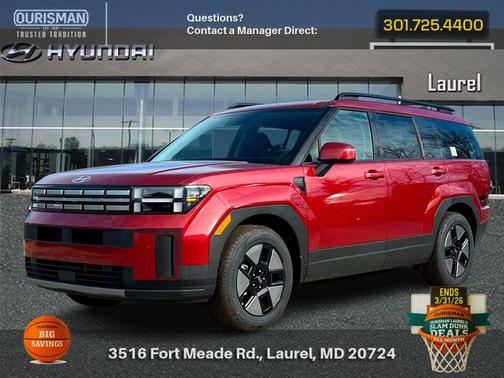 Ultimate Red 2026 Hyundai SANTA FE SEL 2.4