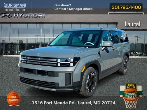 Gray 2026 Hyundai SANTA FE SE