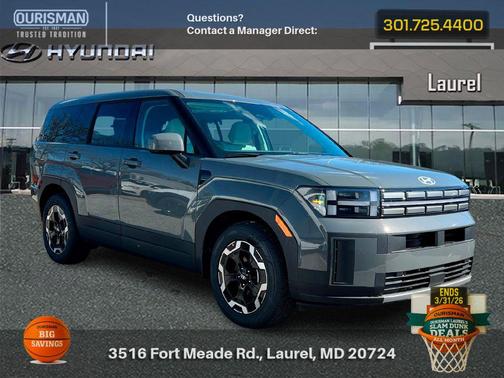 Gray 2026 Hyundai SANTA FE SE