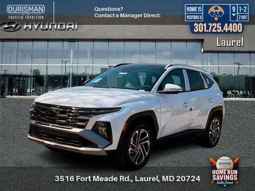 White Pearl 2026 Hyundai TUCSON Plug-In Hybrid Limited