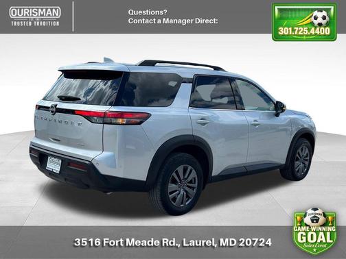Brilliant Silver Metallic 2025 Nissan Pathfinder SV 4WD