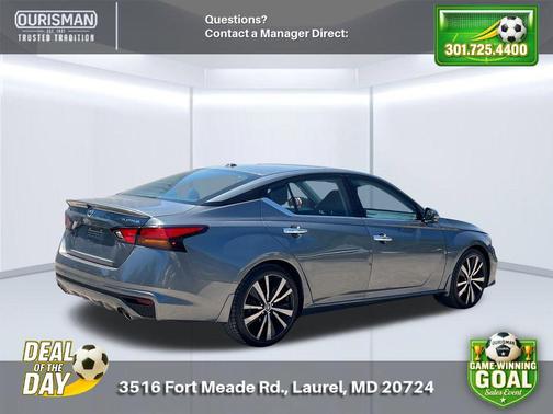 Gun Metallic 2019 Nissan Altima 2.5 Platinum