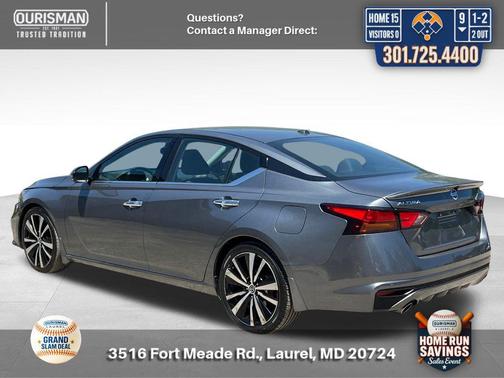 Gun Metallic 2019 Nissan Altima 2.5 Platinum