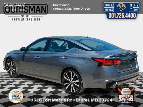 Gun Metallic 2019 Nissan Altima 2.5 Platinum
