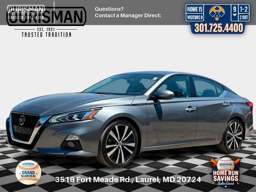 Gun Metallic 2019 Nissan Altima 2.5 Platinum