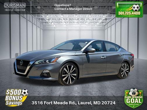 Gun Metallic 2019 Nissan Altima 2.5 Platinum