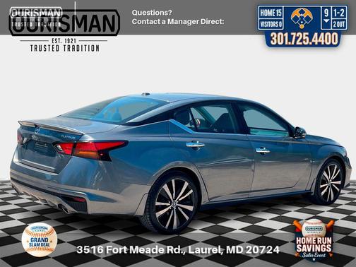 Gun Metallic 2019 Nissan Altima 2.5 Platinum
