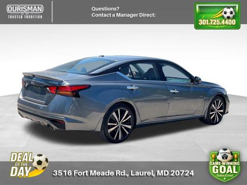 Gun Metallic 2019 Nissan Altima 2.5 Platinum
