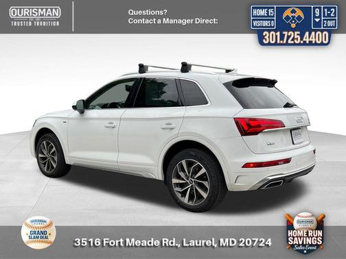 Ibis White 2023 Audi Q5 45 S line Premium Plus