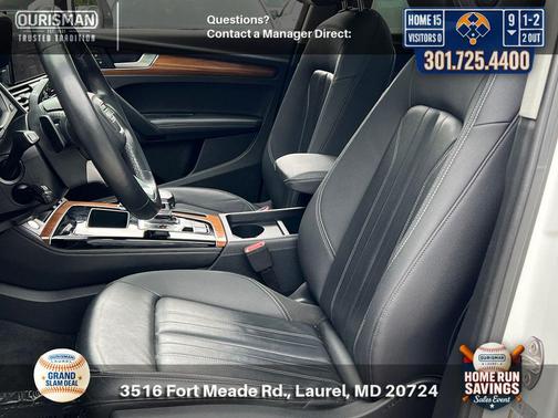 Ibis White 2023 Audi Q5 45 S line Premium Plus
